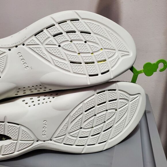 Crocs Men's Sz 9 LiteRide 360 Marbled Pacer Shoes 207633-02K Black/Yellow NWT - Picture 12 of 15